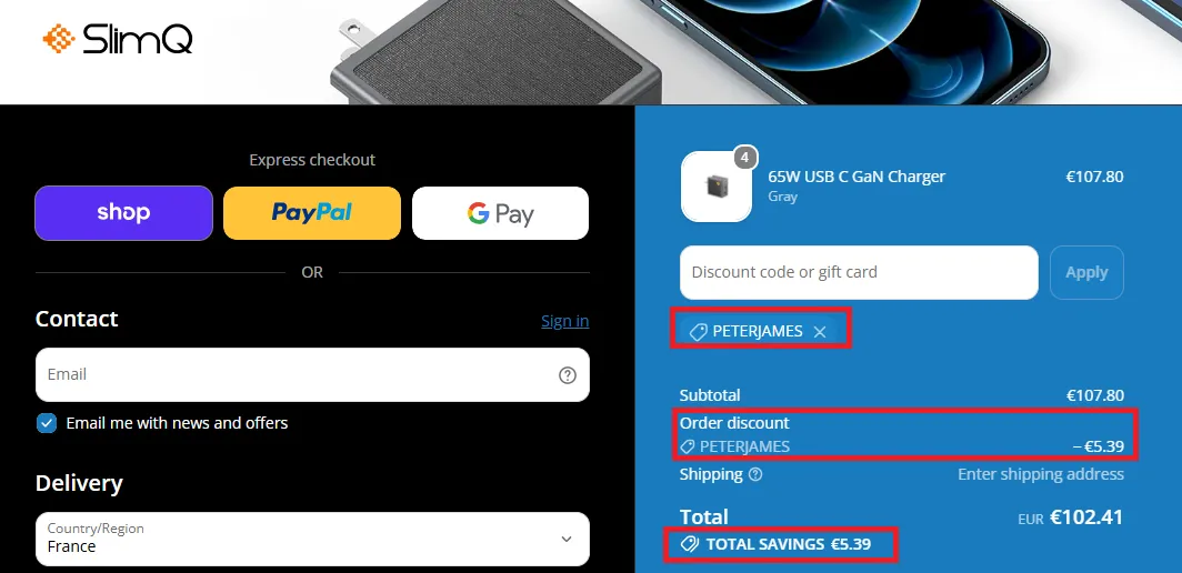 Slimq latest coupon